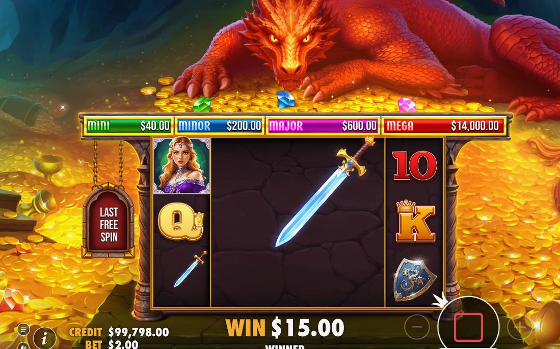 Free Spins reels 2, 3 and 4 in view