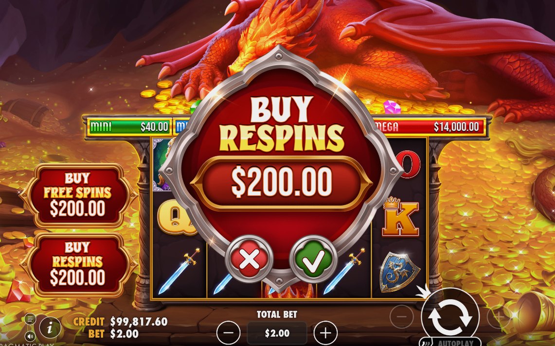 Bonus round view with the jackpot ladder above the reels